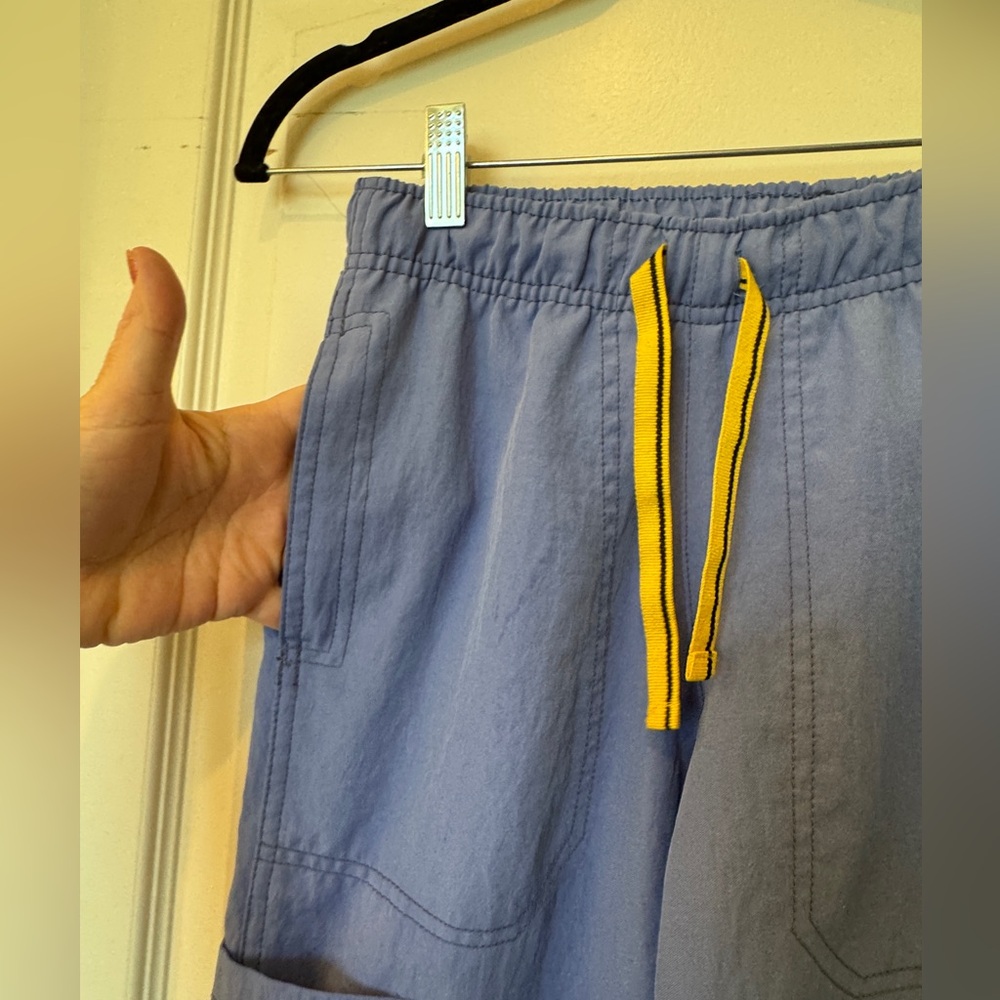 Spread Good Cheer Scrub Pants Light Blue Womens Size XS - Picture 3 of 7